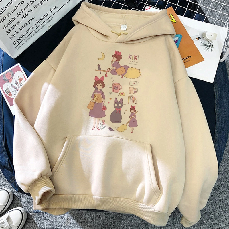 New Customized White Cartoon Picture Men′ S Hoodie