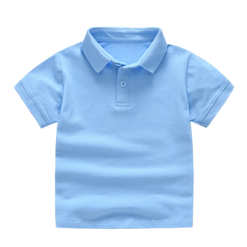 Kids Cotton Sports Polo T Shirt Children Short Sleeve Kids Uniform Golf Polo Shirts