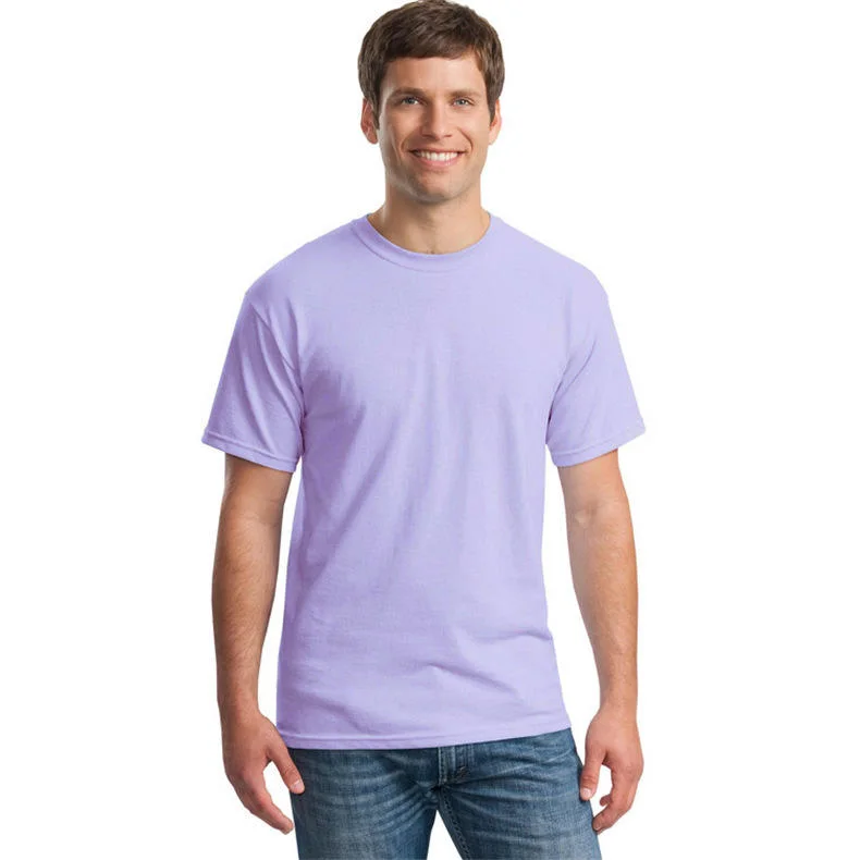 Mens Plain Blank 100% Cotton Crew T Shirts High Quality T-Shirts Custom Logo Printing Tshirts