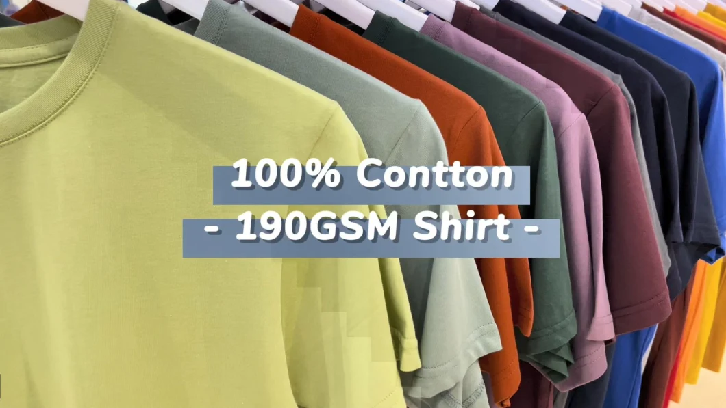 Wholesale Custom Men′ S T Shirt Clothing Embroidered Printing Logo T Shirts Pima 100% Cotton T-Shirt Design Own Logo Plain Blank T Shirt